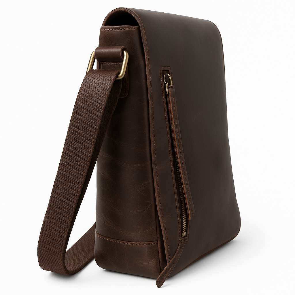 Leather Unisex sling Bag Travel & Casual for Men Women